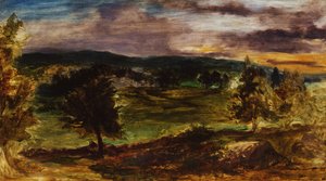 Landschaft bei Champrosay