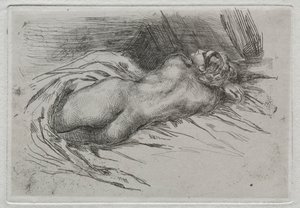 Studie einer Frau von hinten gesehen, 1833 von Ferdinand Victor Eugene Delacroix