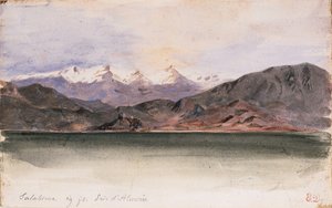 Die Küste Spaniens bei Salabrena von Ferdinand Victor Eugene Delacroix