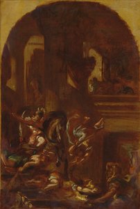Die Vertreibung des Heliodorus aus dem Tempel, ca. 1857