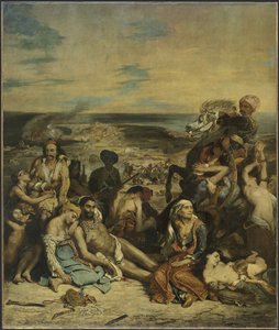 Das Massaker von Chios von Ferdinand Victor Eugene Delacroix