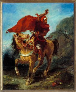 Das Signal. Gemälde von Eugene Delacroix (1798-1863) von Ferdinand Victor Eugene Delacroix
