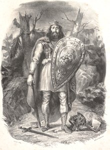 Ohne Titel, graviert von Godefroy Engelmann von Ferdinand Victor Eugene Delacroix