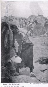 Bronze- und Eisenschmieden, Illustration aus 