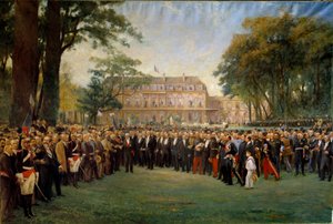 Empfang der Bürgermeister Frankreichs im Elysee am 22. September von Fernand Cormon