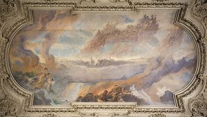 Die Französische Revolution (zentrales Deckengemälde), zwischen 1906 und 1911 von Fernand Cormon