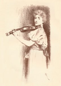 Ein Violinist, um 1898 von Fernand Khnopff