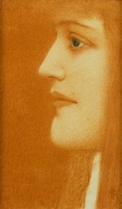 Studie einer Frau im Profil, 1910