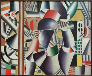 Akrobaten im Zirkus von Fernand Leger