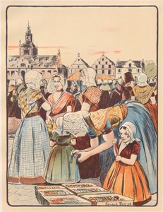 Ein Markt in Zeeland von Fernand Piet