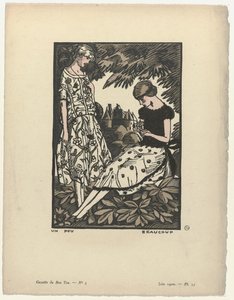Gazette du Bon Ton, 1920 - Nr. 5, Pl. 34: Ein wenig viel