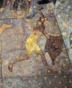 Kuppel des Tierkreises (Detail von Herkules) von Fernando Gallego
