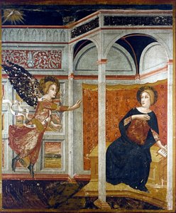 Verkündigung an Maria (Detail) von Ferrer Bassa