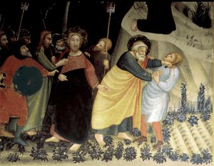 Verhaftung Jesu im Garten Gethsemane (Detail)