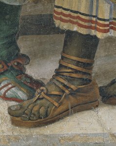 St. Philipp vertreibt den Drachen aus dem Tempel von Hieropolis (Detail) von Filippino Lippi