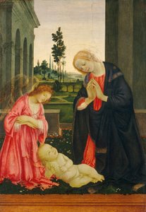Die Anbetung des Kindes, um 1475-1480