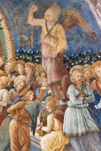 Engel (Detail der Krönung Mariens)