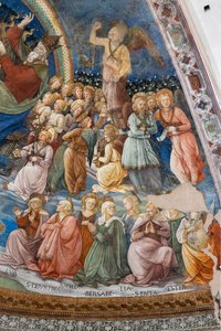 Heilige und Engel (Detail) von Filippo Lippi