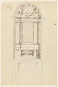 Entwurf für einen Altar von Filippo Marchionni
