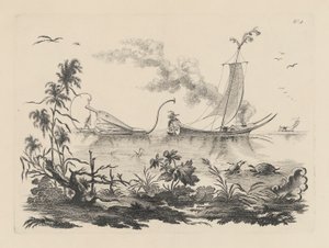 Die Art des Segelns durch die Kraft von Blasebälgen, die auf diesem Planeten praktiziert wird