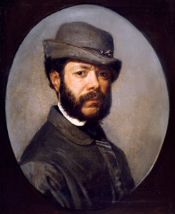 Selbstporträt von Filippo Palizzi (1818-1899) von Filippo Palizzi