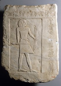 Grabstele des Bogenschützen Semin, ca. 2120–2051 v. Chr. von First Intermediate Period Egyptian