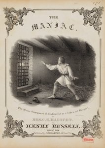 Der Wahnsinnige (Notenblatt-Cover) von Fitz Henry Lane