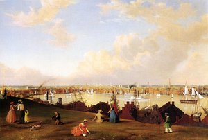 Ansicht von Baltimore, ca. 1850
