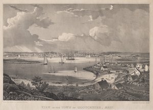 Ansicht der Stadt Gloucester, Mass. von Fitz Henry Lane