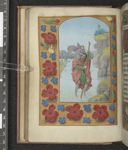 Heiliger Christophorus, Illustration aus den 