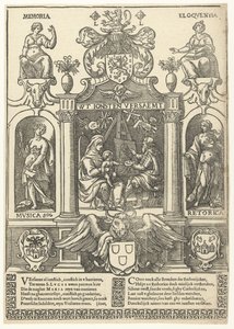 Wappen der Antwerpener Lukasgilde von Flemish School