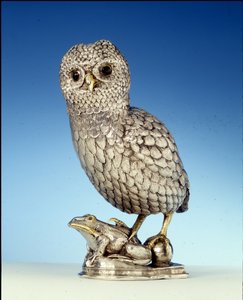 Becher in Form einer Eule, Gent, ca. 1560 von Flemish School