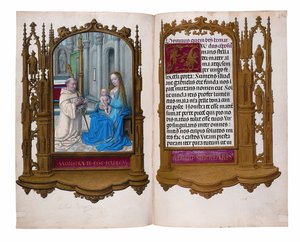 Blätter aus dem Rothschild-Stundenbuch, Gent oder Brügge, ca. 1505 von Flemish School