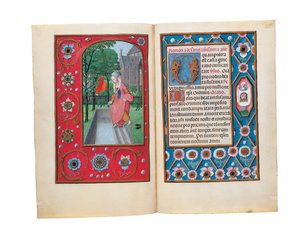 Folios aus dem Rothschild-Stundenbuch, Gent oder Brügge, um 1505 von Flemish School