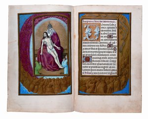 Folios aus dem Rothschild-Stundenbuch, Gent oder Brügge von Flemish School
