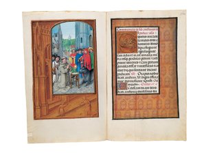 Folios aus dem Rothschild-Stundenbuch, Gent oder Brügge