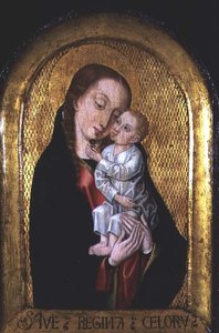 Madonna und Kind aus der Werkstatt des Meisters der Ursula-Legende