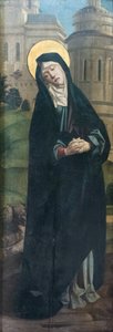 Madonna der Schmerzen, flämisch-neapolitanischer Maler, tätig um die Wende des 16. Jahrhunderts von Flemish School
