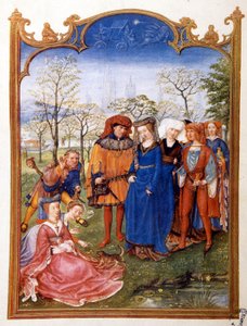 Hochzeit auf dem Land aus einem Bréviaire Grimani von Flemish School