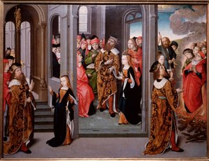 Martyrium der hl. Agnes von Rom, auf der Piazza Navona von Flemish School