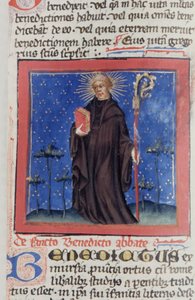 Ms Gen 1111 Seite aus der Legenda Aurea, Brügge, ca. 1400-10
