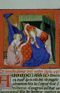 Ms Gen 1111 Seite aus der Legenda Aurea, Brügge, ca. 1400-10