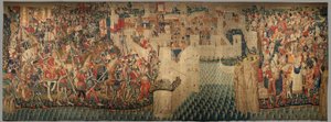 Eroberung von Tanger (Serie Eroberungen von König Alfons I. von Portugal) von Flemish School