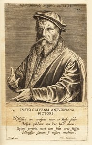 Porträt von Joos van Cleve, flämischer Maler, tätig in Antwerpen, ca. 1485-1540 von Flemish School