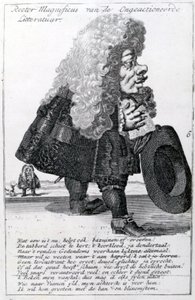 Rektor Magnificus, 1668 von Flemish School