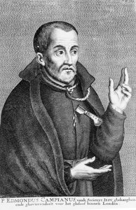 Heiliger Edmund Campion, nach einem Druck von Jacques Neeffs