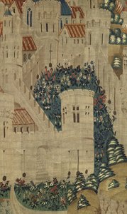 Wandteppich, der die Eroberungen von König Alfons V. von Portugal zeigt von Flemish School