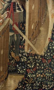 Wandteppich, der die Eroberungen von König Alfons V. von Portugal zeigt