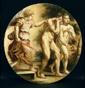 Die Vertreibung aus dem Garten, ca. 1600 von Flemish School
