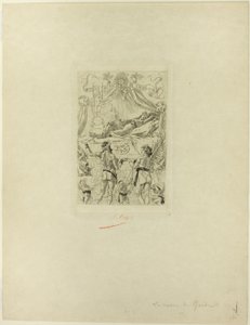 Frontispiz zu La messe de Gnide von Félicien Rops
